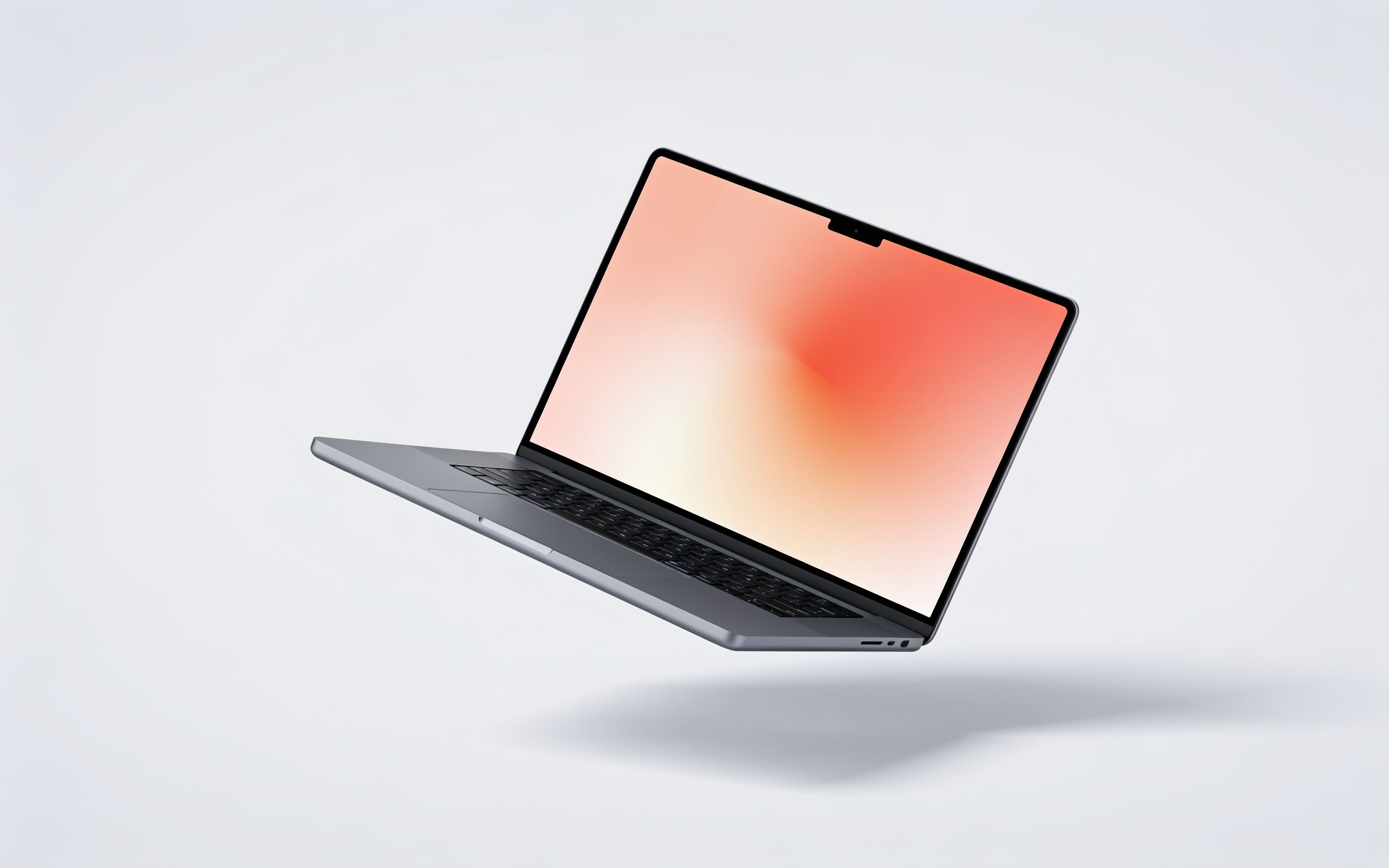 Laptop showing a marketing results dashboard